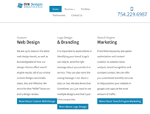 Tablet Screenshot of dvkdesigns.com